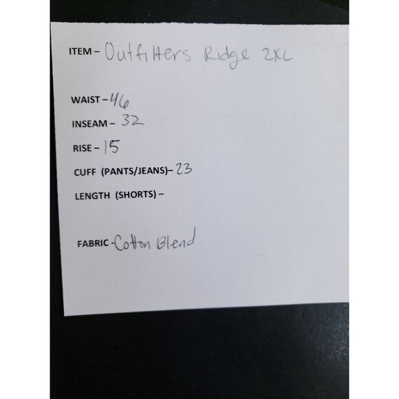 Outfitters Ridge 2XL Hunting Cargo Pants Mens 44-46 Camouflage Cotton Blend - Picture 10 of 10